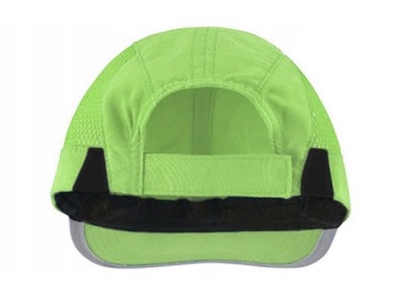 СПОРТИВНАЯ БЕЙСБОЛЬНАЯ КЕПКА С КОЗЫРЬКОМ, СВЕТООТРАЖАЮЩАЯСЯ, ЗЕЛЕНАЯ