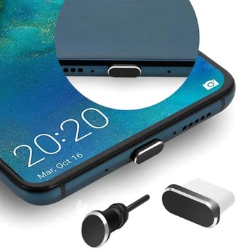 Daalo Пылезащитный чехол для USB-C 2 шт. черный.