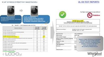 ПРОФЕССИОНАЛЬНАЯ ПРОМЫШЛЕННАЯ СТИРАЛЬНАЯ МАШИНА 9 КГ WHIRLPOOL AWH 912S/PRO