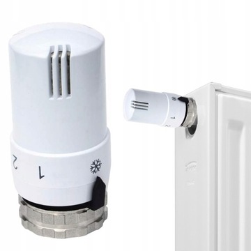 GŁOWICA TERMOSTATYCZNA M30x1.5 DO GRZEJNIKA BIAŁA