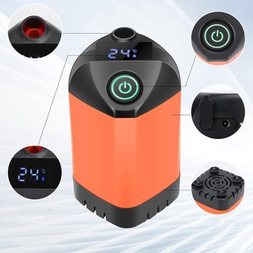 KEMPINGOWY PRYSZNIC TURYSTYCZNY POD NAMIOT 4800MAH PRZENOŚNY NATRYSK POLOWY