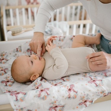 Бамбуковые подгузники Babyono 3 шт. - 70 х 70 см – оттенки фиолетового