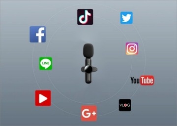 2 беспроводных микрофона iPhone Lightning IOS