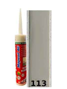 SILIKON MAPESIL AC SZARY 310ml 113 MAPEI