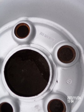 4× DISK OCELOVÝ VOLKSWAGEN OE T5 T6 TRANSPORTER 6.5" X 16" 5X120 ET 51