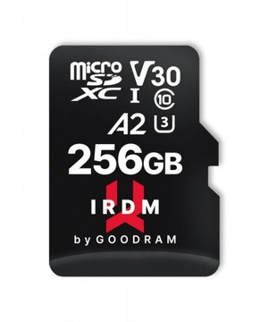 Адаптер для карт памяти microSDHC GOODRAM 256 ГБ IRDM-A2 UHS