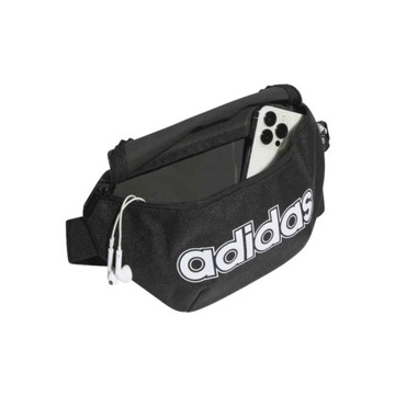 TOREBKA SASZETKA ADIDAS CZARNA SPORTOWA NA PAS