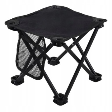 Fotel wędkarski Outdoor Lekki czarny duży