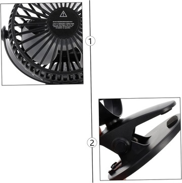 МАЛЕНЬКИЙ ПОРТАТИВНЫЙ НАСТОЛЬНЫЙ ВЕНТИЛЯТОР С ЗАЖИМОМ ДЛЯ ДЕТСКОЙ КОЛЯСКИ