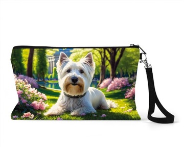 Kosmetyczka z paskiem /Kosmetyczka z psem /Pies/West Highland white terrier