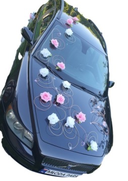 Украшение автомобиля КРАСИВЫЙ НАБОР Бантики-розочки!