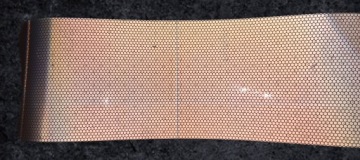 СВЕТООТРАЖАЮЩАЯ ЛЕНТА САМОКЛЕЯЩАЯСЯ НАКЛЕЙКА БЕЛАЯ 15см