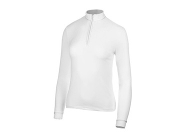 KOSZULA KONKURSOWA BASIC Z DŁUGIM RĘKAWEM WHITE R.42