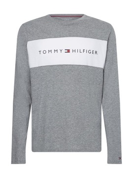 TOMMY HILFIGER MĘSKA KOSZULKA LOGO FLAG GRAY r. L