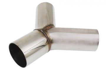 Rura Y-PIPE 90 st 63-76mm 304SS TRÓJNIK WYDECHOWY TURBOWORKS