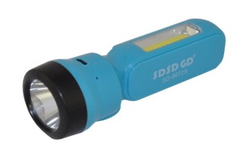 Mała Podręczna Latarka Solarna LED COB 200lm