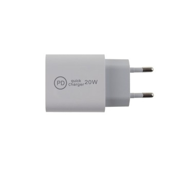 SZYBKA ŁADOWARKA SIECIOWA 20W USB-C QC PD