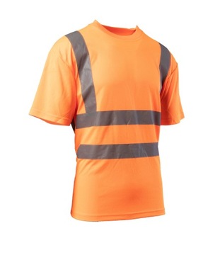 T-SHIRT KOSZULKA ROBOCZA ODBLASKOWA CERTYFIKAT