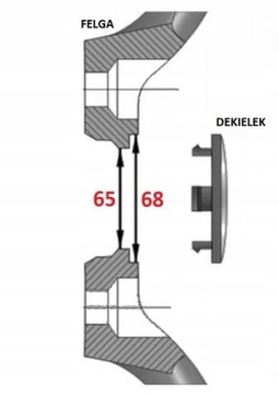 BMW КРЫШКИ КОЛПАКИ АЛЮМИНИЕВЫЕ диски 68мм/65мм 4 шт.