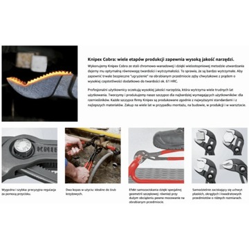 KNIPEX 87 99 180 S01 Регулируемые трубогубцы Cobra Limited Edition