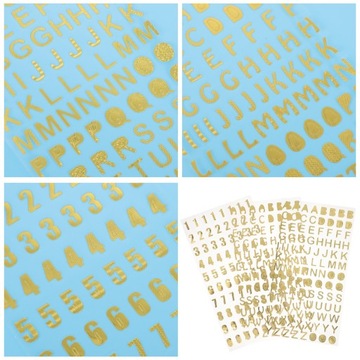 Наклейки на почтовый ящик с английским алфавитом, 6 листов.