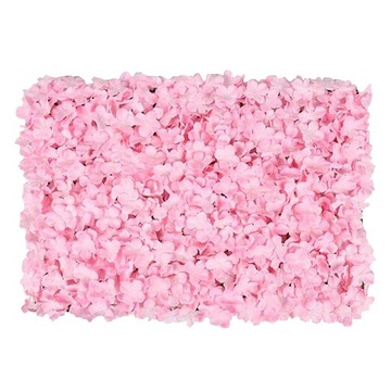 Romantic Artificial SIlk Panel Hanging Floral Pink