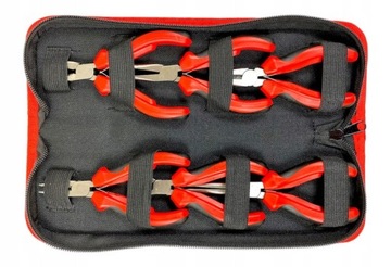 SZCZYPCE KOMPLET 125mm-TNĄCE WYDŁUŻONE PROSTE 6szt