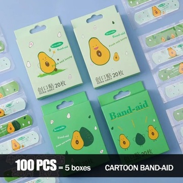 100pcs Breathable Band Aid Waterproof Bandage First Aid Wound Dressing