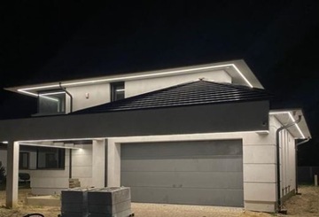 LED LINIA do Podbitki Altana Garaż Wiatrołap Wejście Design Na Miarę