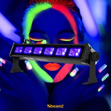 Listwa ULTRAFIOLET Belka LED BAR 6x3W UV 30W