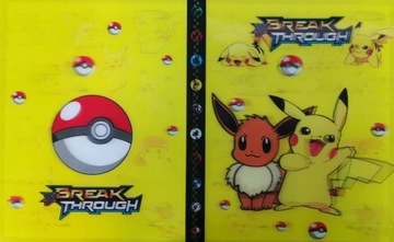 Album 3D Pikachu Klaser Pokemon Na 240 Karty Prezent Dziecka + Gratis Karta