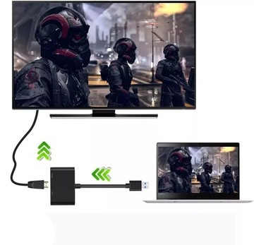КОНВЕРТЕР USB 3.0 в HDMI + АДАПТЕР VGA ИГРОВАЯ КАРТА