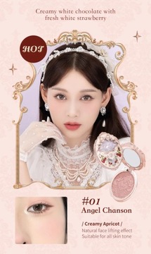 Flower Knows Strawberry Rococo Румяна Рельефные румяна Макияж для лица