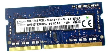 RAM 4GB DDR3L PC3L 12800S 1600MHz SO-DIMM HYNIX