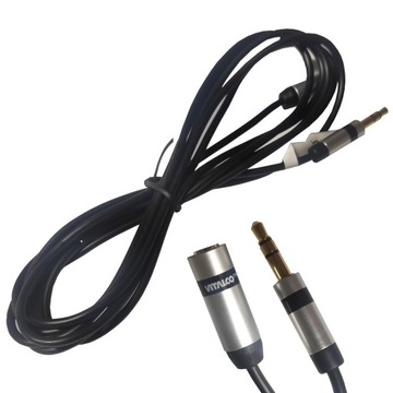 KABEL PRZEDŁUŻACZ AUX JACK 3,5 VITALCO STEREO 1.5M