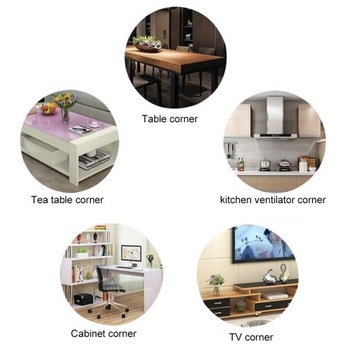Силиконовые защитные уголки для стола.