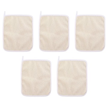 NYLONOWE CHUSTECZKI DO KĄPIELI LOOFAH SCRUBBER 5 SZT