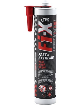 Klej montażowy hybrydowy mocny do listew FI-X EXPERT Fast&Extreme 290ml TKK