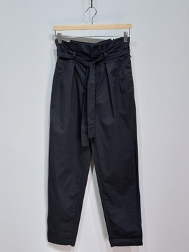 ZARA TRAFALUC spodnie z wysokim stanem XS
