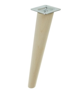 Nogi nóżki drewniane skośne zestaw mocowanie 45 CM