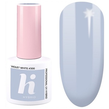 HI HYBRID LAKIER HYBRYDOWY 300 VIOLET WHITE 5ml