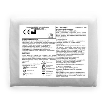 Наматрасник WATERPROOF 90x200 Подложка WATERPROOF Medical In