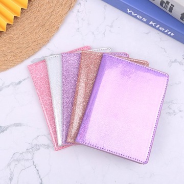 Funda de cuero PU con lentejuelas brillantes para