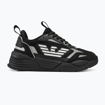 Buty EA7 Emporio Armani Ace Runner triple black/silver 43 1/3 EU