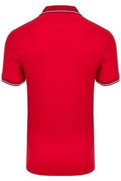 KOSZULKA MĘSKA POLO POLÓWKA CZERWONA SPORTOWA: XXL