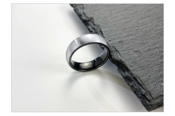 СЕРЕБРЯНОЕ МАТОВОЕ ЧЕРНОЕ КОЛЬЦО-ПЕЧАТКА ВОльфрамовое КОЛЬЦО R24