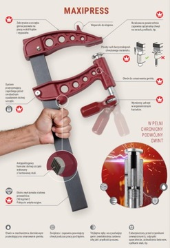 СВАРОЧНЫЙ ЗАЖИМ PIHER MAXIPRESS F 30CM P60030