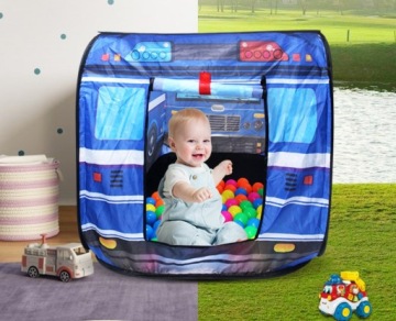 Детская палатка Полицейская машина Самосборная легкая игровая палатка 112 см