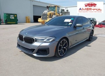 BMW Seria 5 G30-G31 2021 BMW Seria 5 2021, 4.4L, 4x4, M550i, od ubezpieczalni 4.4 Benzyna 523KM