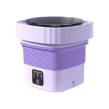 Foldable Washing Machine Lightweight Auto Violet